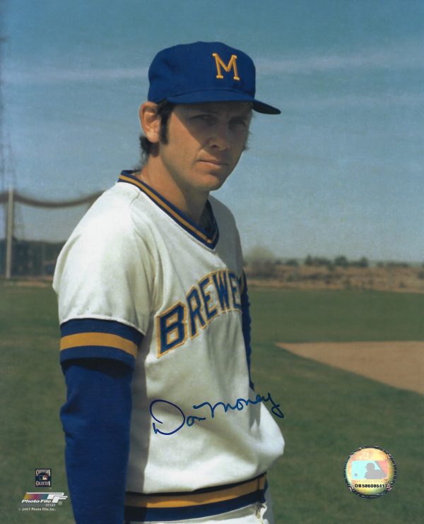 AUTOGRAPHED DON MONEY 8X10 Milwaukee Brewers Photo