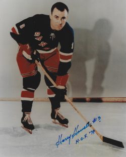 Autographed HARRY HOWELL 8x10 New York Rangers Photo