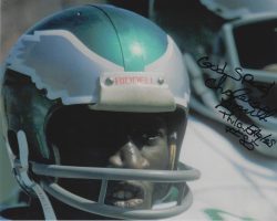 Autographed CHARLES SMITH 8X10 Philadelphia Eagles Photo