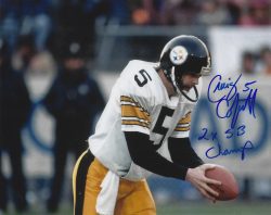 Autographed CRAIG COLQUITT 8x10 Pittsburgh Steelers Photo