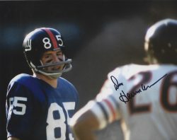 Autographed DON HERRMANN New York Giants 8x10 photo