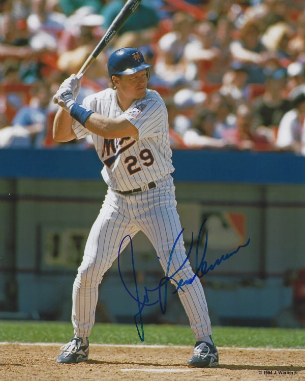 AUTOGRAPHED JIM LINDEMAN 8x10 New York Mets Photo
