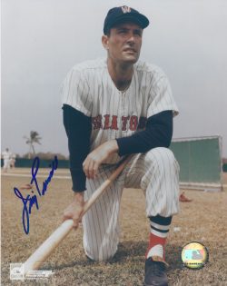 AUTOGRAPHED JIMMY PIERSALL 8X10 Washington Senators