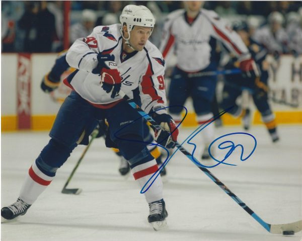 Autographed MICHAEL NYLANDER 8x10 Washington Capitals Photo