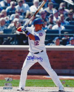 AUTOGRAPHED JUAN LAGARES 8x10 New York Mets Photo Fanatics