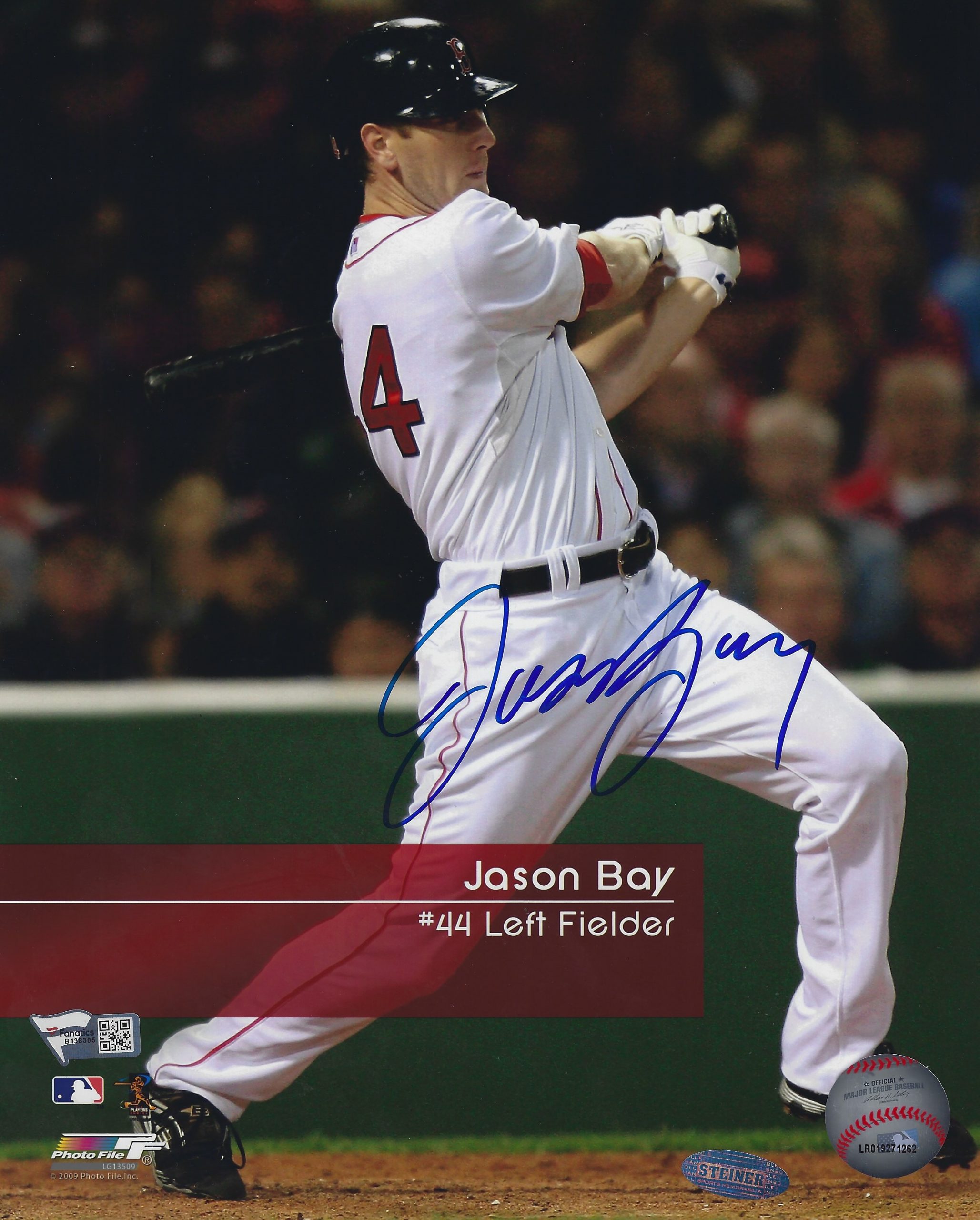 AUTOGRAPHED JASON BAY 8x10 Boston Red Sox Photo Fanatics - Main Line  Autographs