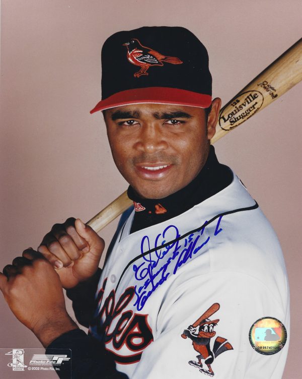 AUTOGRAPHED TONY BATISTE 8x10 Baltimore Orioles Photo