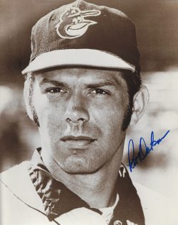 AUTOGRAPHED PAT DOBSON 8x10 Baltimore Orioles photo
