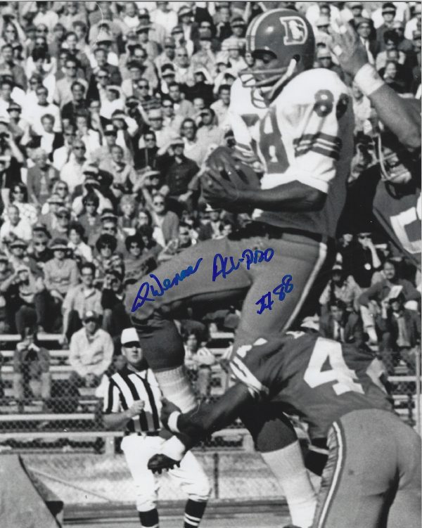 Autographed AL DENSON 8X10 Denver Broncos Photo