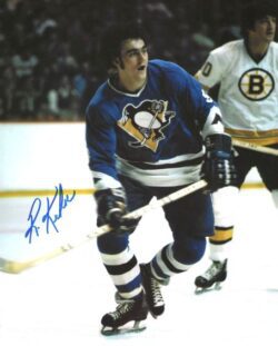 Autographed RICK KEHOE 8X10 Pittsburgh Penguins Photo