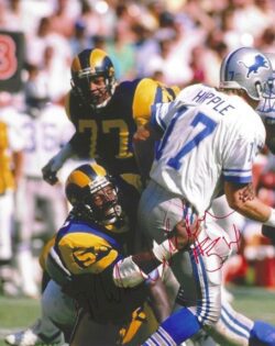 AUTOGRAPHED MIKE WILCHER 8X10 Los Angeles Rams Photo