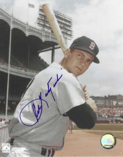 Autographed CARL YASTRZEMSKI  8X10 Boston Red Sox Photo