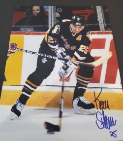Autographed KEVIN STEVENS 11X14 Pittsburgh Penguins Photo