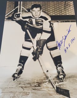 Autographed MILT SCHMIDT 11X14 Boston Bruins Photo