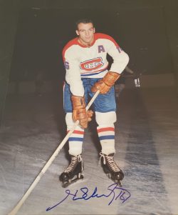 Autographed HENRI RICHARD 11" x 14" Montreal Canadiens Photo