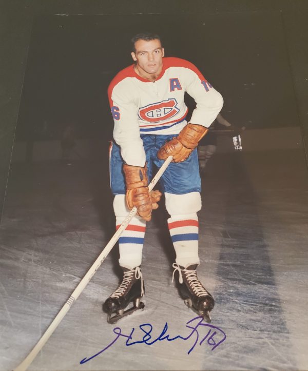 Autographed HENRI RICHARD 11" x 14" Montreal Canadiens Photo