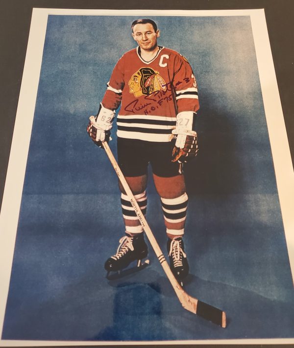 Autographed PIERRE PILOTE  11X14 Chicago Blackhawks Photo