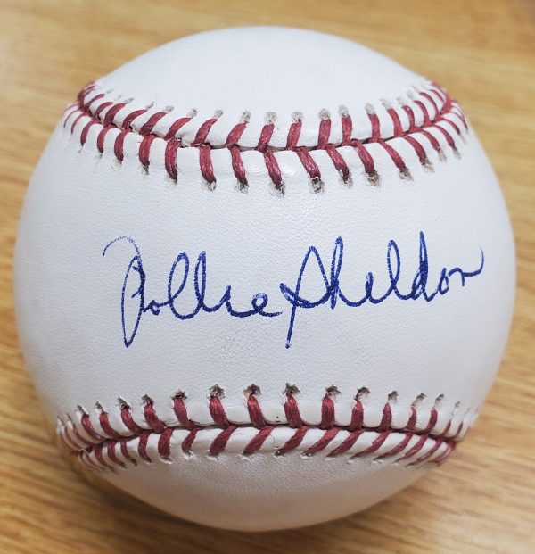 Autographed ROLLIE SHELDON  Official Major League Baseball