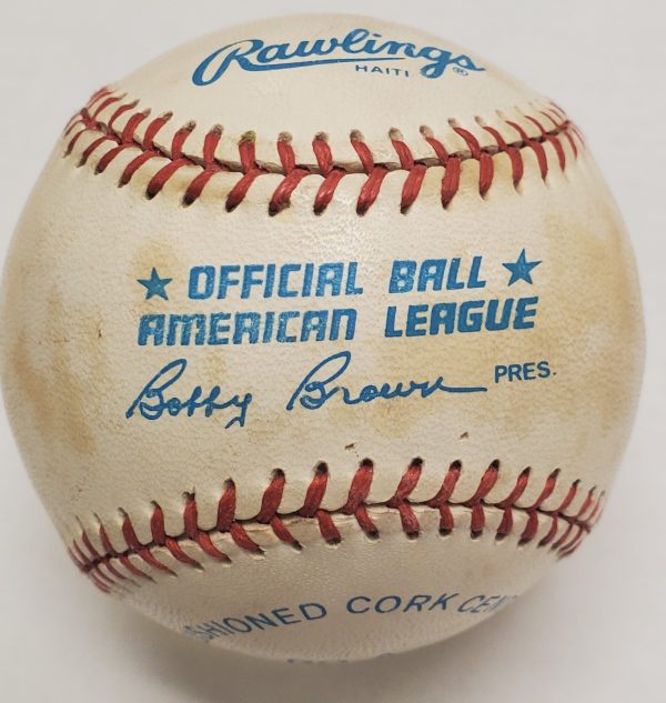 Autographed JOHN JAMES "1961 WSC" Official American League Baseball - Image 2
