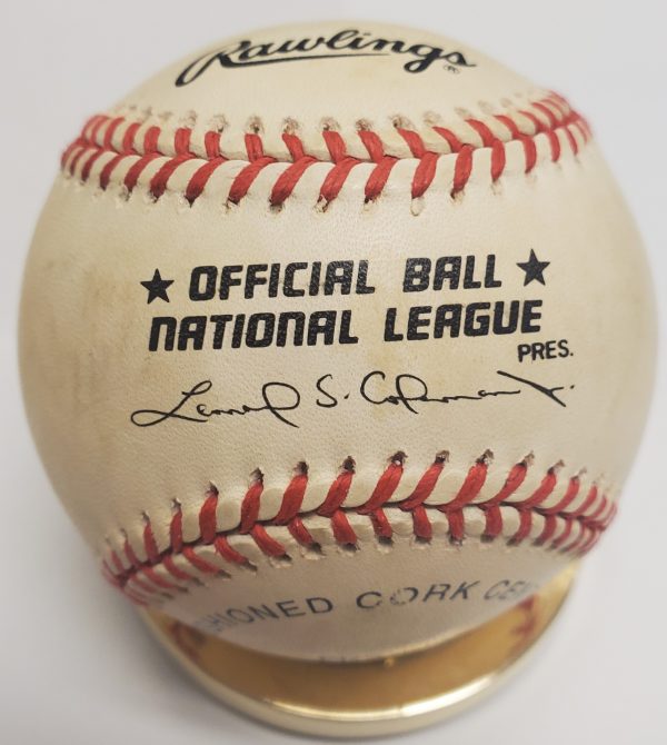 SAL YVARS Autographed Official National League Baseball - Image 2