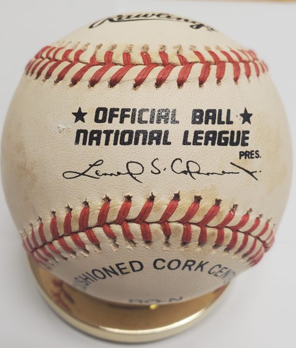 Autographed RENE VALDES Official National League Baseball - Image 2