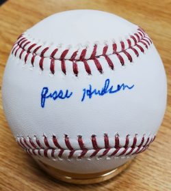 JESSE HUDSON Autographed Official Major League Baseball
