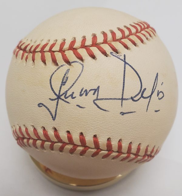 JUAN DELIS Autographed Official American League Baseball
