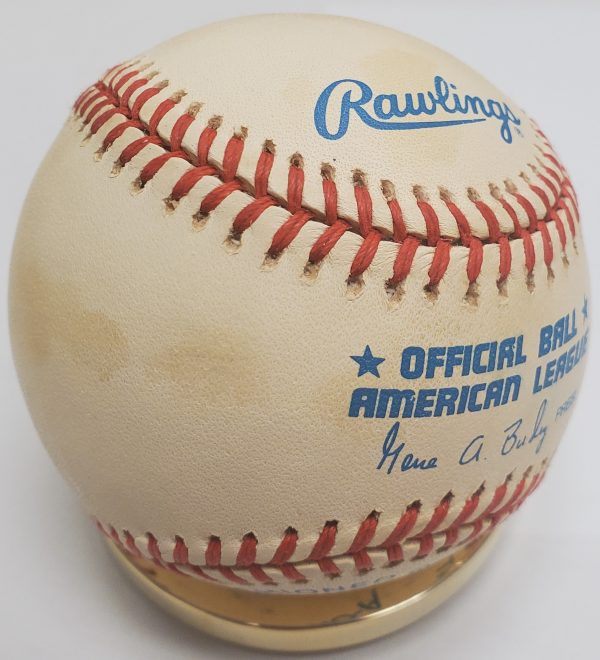 Autographed MANUEL MONTEJO Official American League Baseball - Image 2
