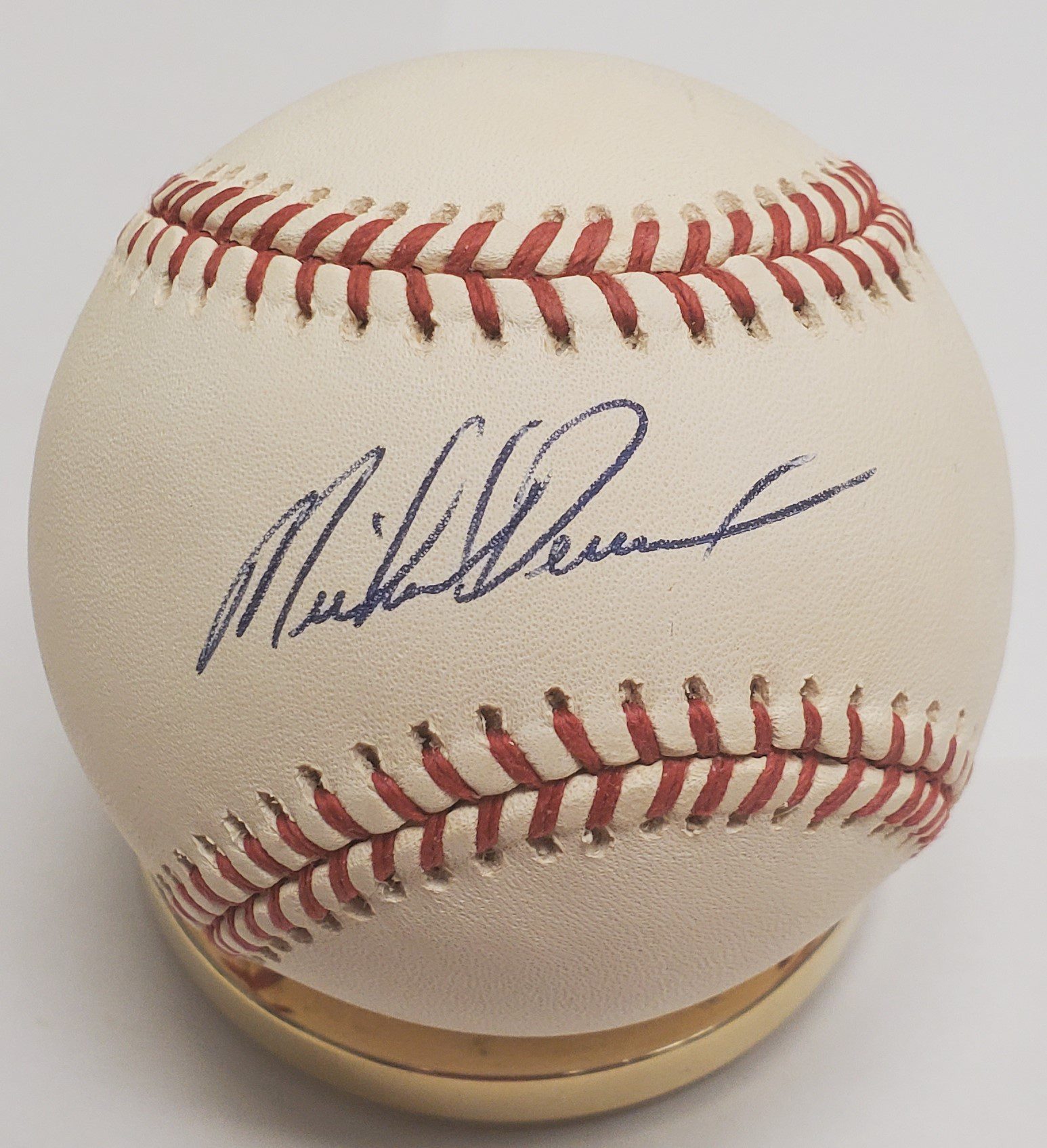 Autographed MIKE DEVEREAUX Official American League Baseball - Main ...