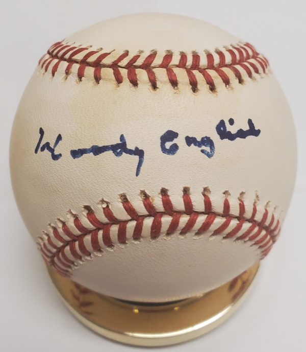 WOODY ENGLISH Autographed Official National League Baseball