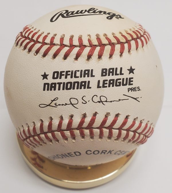 WOODY ENGLISH Autographed Official National League Baseball - Image 2