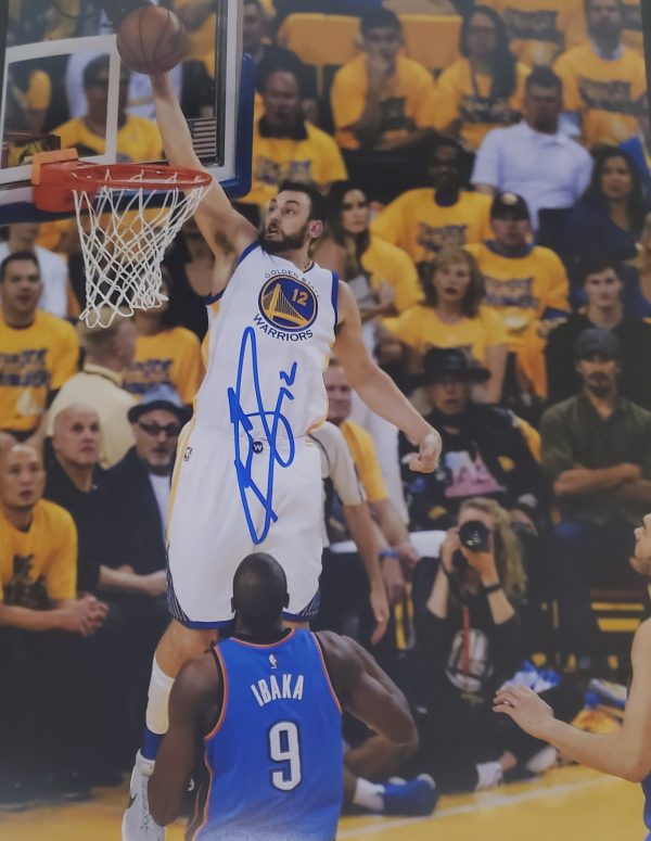 AUTOGRAPHED ANDREW BOGUT 11x14 Golden State Warriors Photo