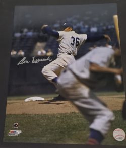 Autographed Don Newcombe 11X14 Brooklyn Dodgers Photo