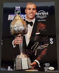 Autographed TAYLOR HALL 11x14 New Jersey Devils Photo JSA