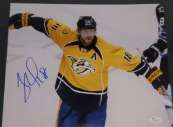 Autographed JAMES NEAL NASHVILLE PREDATORS 11x14 Photo JSA