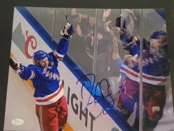 Autographed DEREK STEPAN New York Rangers 11x14 Photo JSA