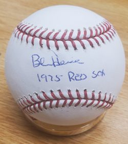 Autographed BOBBY HEISE "1975 Red Sox" Official Major League Baseball