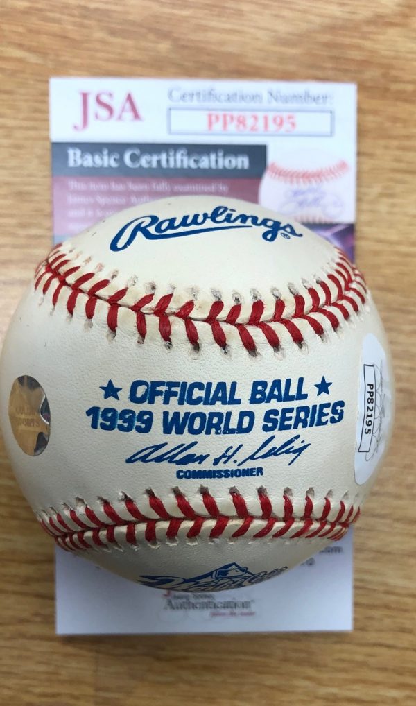 Signed El Duke Hernandez 2000 World Series  ROMLB Baseball - JSA Authenticated - Image 2