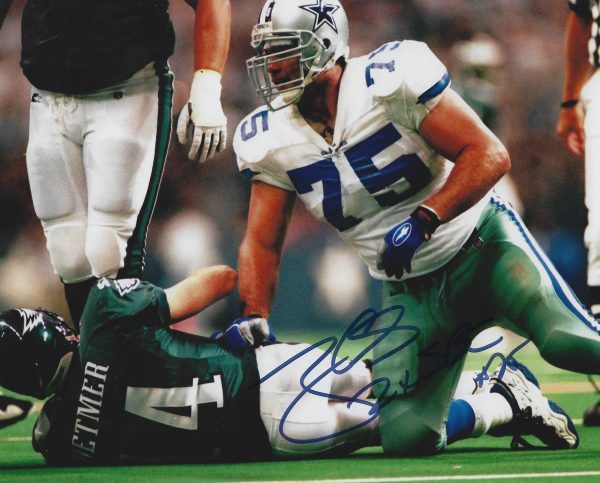 Autographed TONY CASILLAS 8x10 Dallas Cowboys Photo