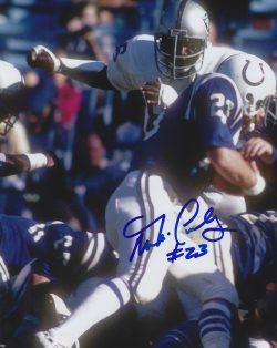 Autographed DON MCCAULEY 8X10 Baltimore Colts photo