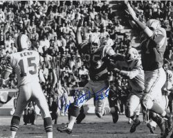 Autographed BOB PETRICH 8X10 San Diego Chargers photo