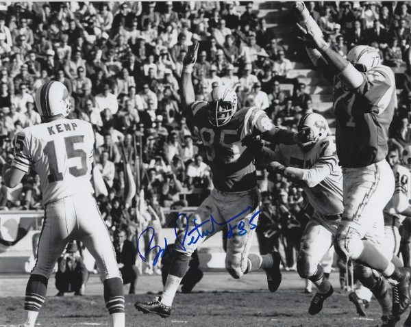Autographed BOB PETRICH 8X10 San Diego Chargers photo