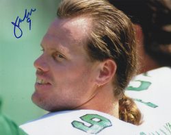 Autographed JIM MCMAHON 8X10 Philadelphia Eagles Photo