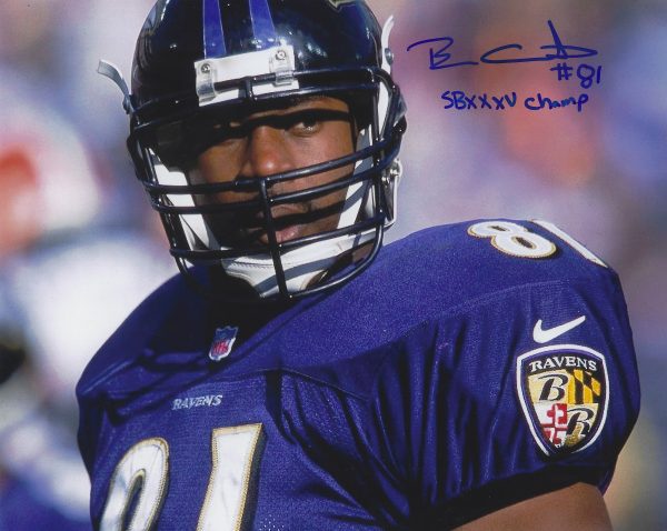 Autographed BEN COATES 8X10 Baltimore Ravens Photo