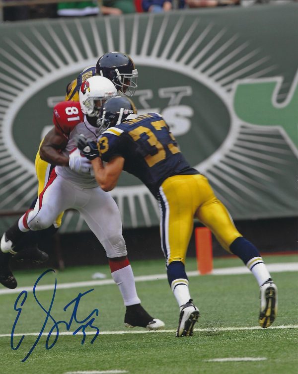 AUTOGRAPHED ERIC SMITH 8x10 New York Jets photo