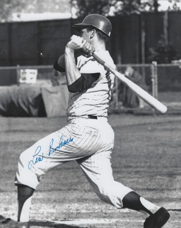 AUTOGRAPHED LEN BOEHMER 8X10 New York Yankees Photo