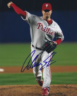 AUTOGRAPHED ADAM EATON 8x10 Philadelphia Phillies Photo