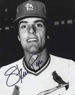 AUTOGRAPHED STAN PAPI 8x10 St. Louis Cardinals Photo