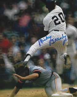 AUTOGRAPHED MICKEY STANLEY 8X10 Detroit Tigers Photo