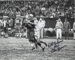 Autographed BILL ANDREWS 8X10 Cleveland Browns Photo
